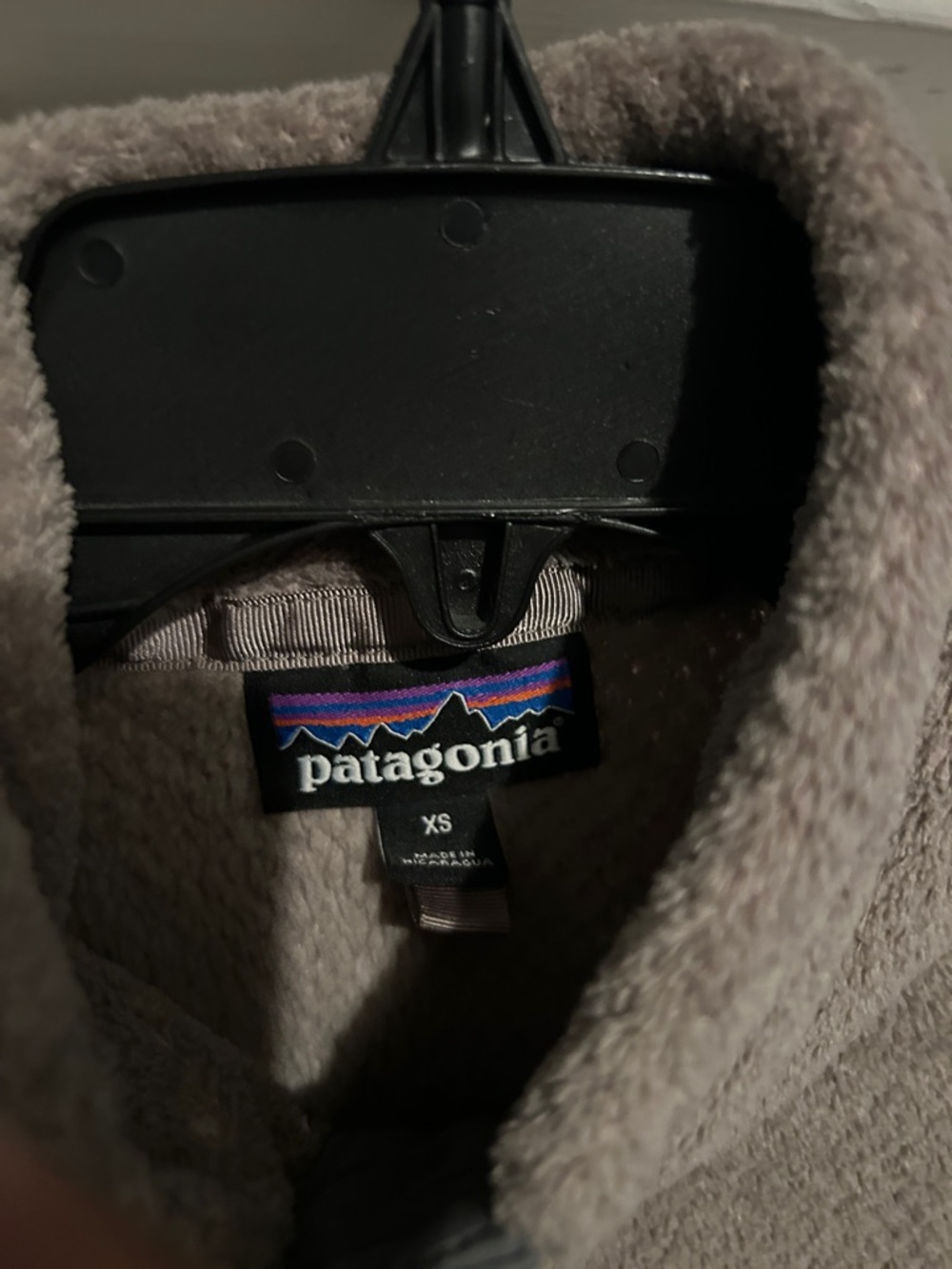 Patagonia Brown Taupe Half-Snap Fleece Pullover - Picture 3 of 3